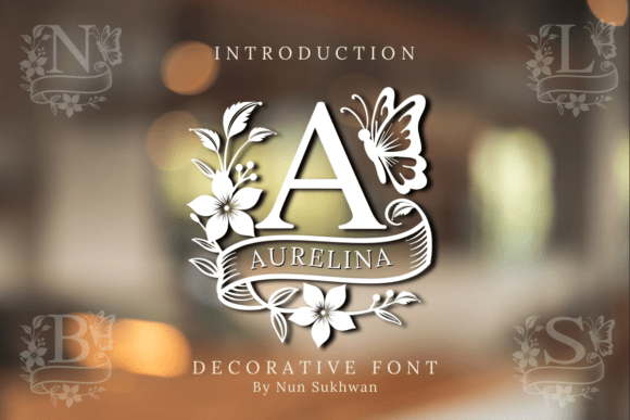 Aurelina Monogram: A Font That Feels Like a Secret Garden