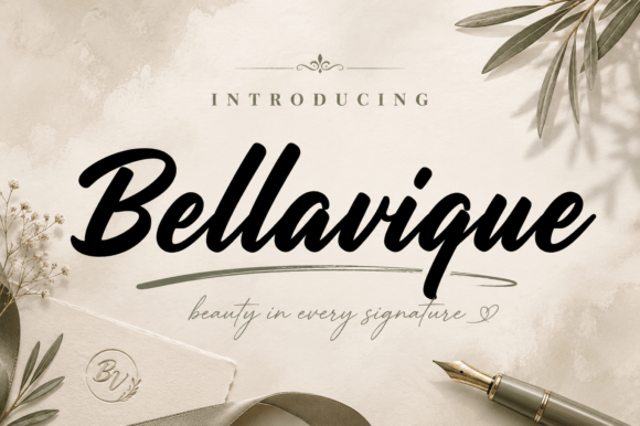 Bellavique: A Modern Script with Timeless Flow