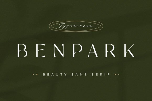 Benpark: An Elegant and Bold Serif for Modern Design