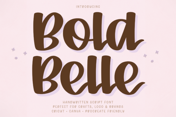 Bold Belle: A Handwritten Script with Confident Charm