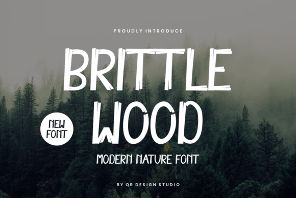 Brittle Wood: The Authentic Hand-Drawn Display Font
