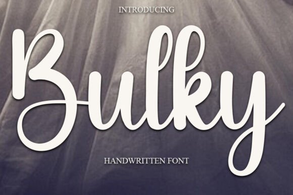 Discover the Joyful Charm of the Bulky Font