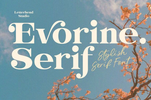 Evórine Serif: Golden Hour in Typography Form