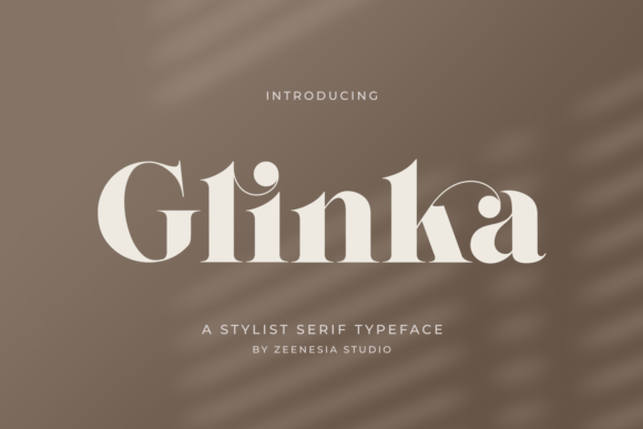 Glinka: The Serif That Commands Attention in Modern Design