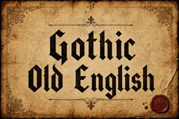 Gothic Old English: The Bold Blackletter for Modern Design