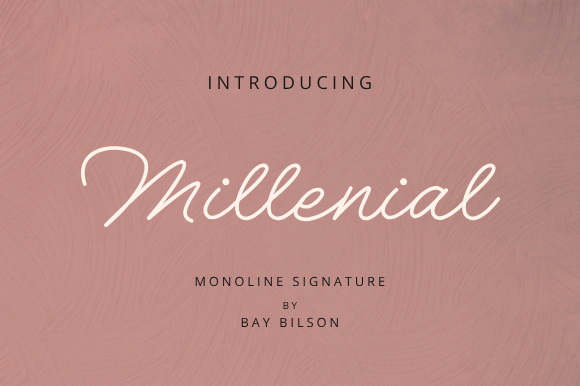 Millennial: Capturing the Spirit of a Generation in Typography