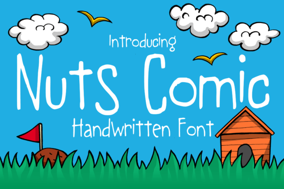 Nuts Comic: The Handwritten Font for Playful Design