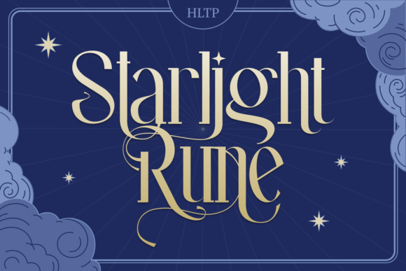 Starlight Rune: The Display Font for Fantasy and Magic