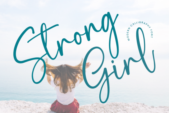 Strong Girl: A Delicate Script Font for Elegant Designs