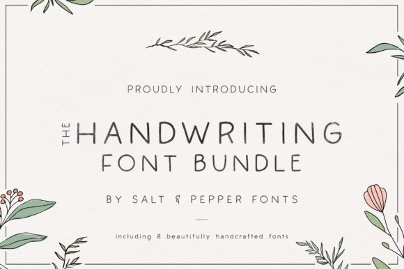 The Handwriting Bundle: Authentic Fonts for Real Projects