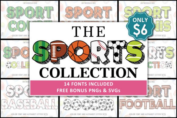 The Sports Collection: A Playful Font for Dynamic Projects