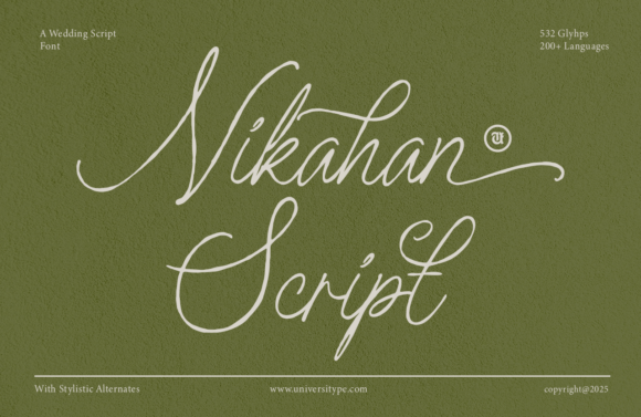 UT Nikahan Script: A Font for Unforgettable Moments